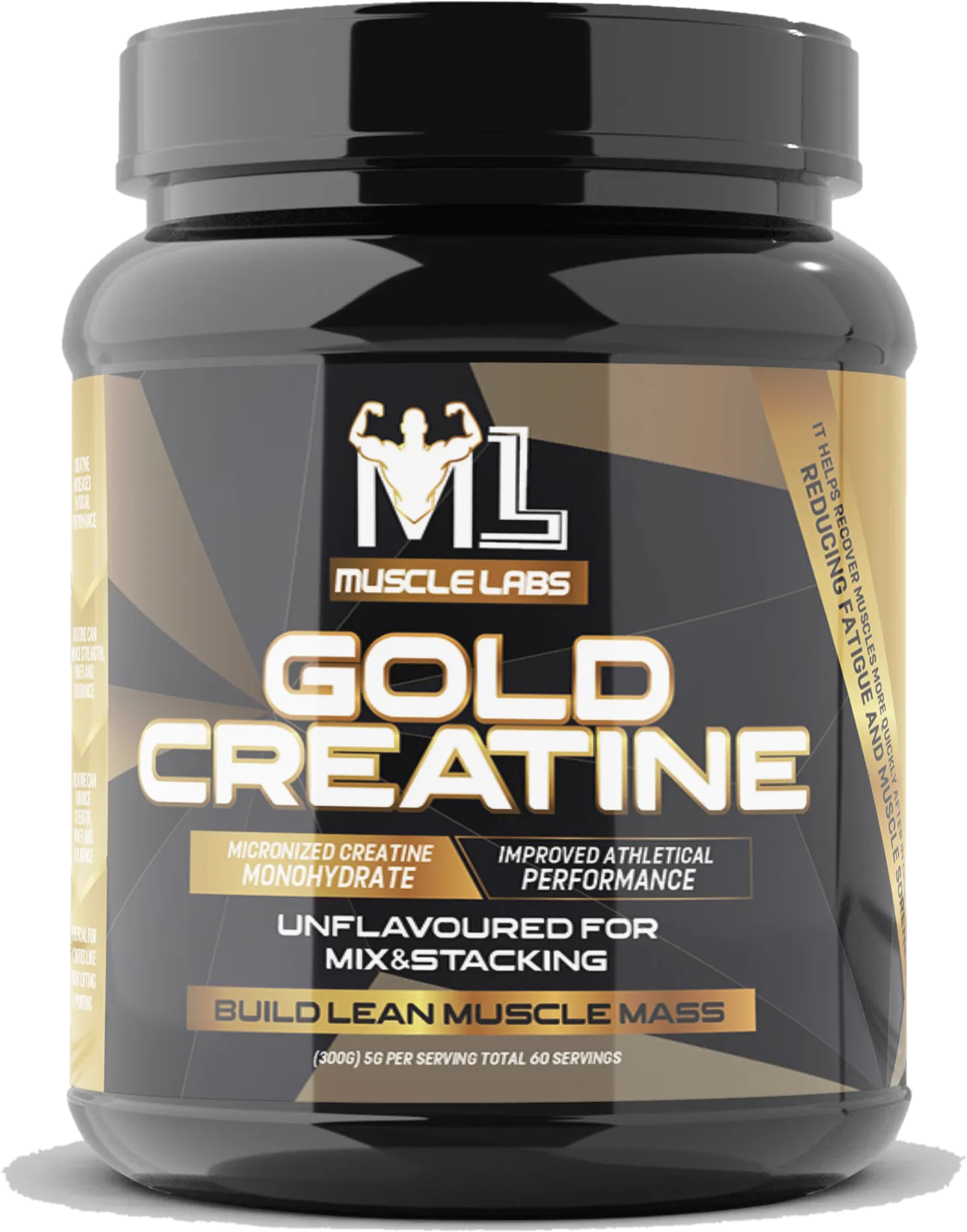 Muscle Labs Gold Creatine tub, 300 g, unflavoured